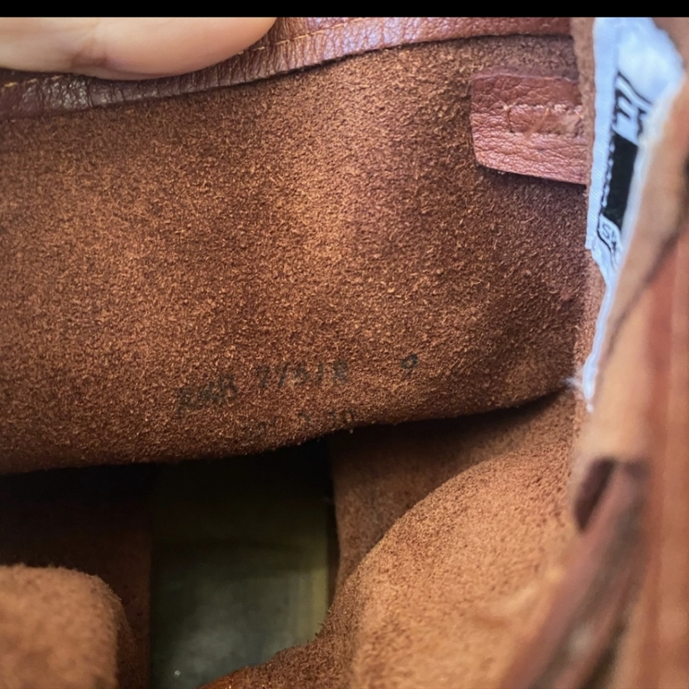 Frye || Veronica Shortie Harness Boots Mid Calf Burnt Rust Red - Picture 6 of 10
